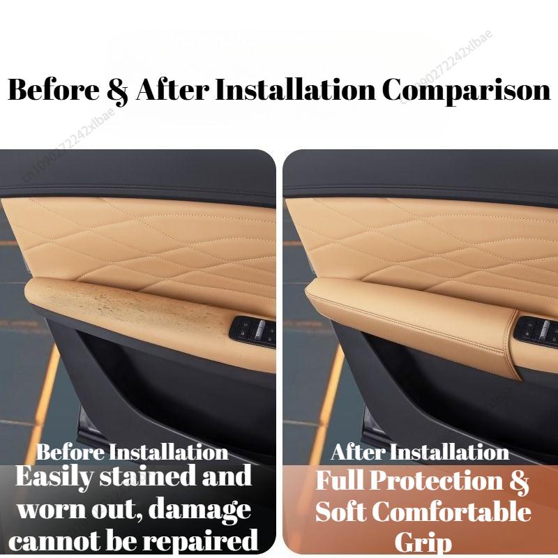 Door Handle Protector Cover, Original Color Pull Handle Anti-Scratch Interior  For Geely Starray EM-i Proton eMas 7 2025-2026