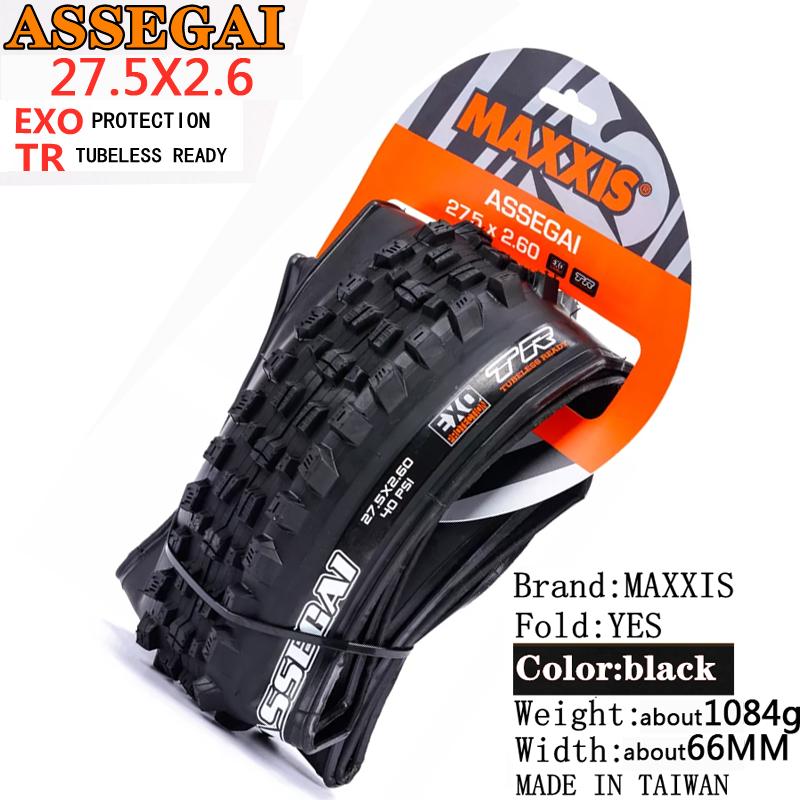 Maxxis ASSEGAI 27.5 29X2.5 Palce Downhill Skládací Vakuový Odolný proti Defektům Je Maxxisova Nejpevnější Quick Drop Plášť