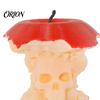 Spooky Room Decor 3D Printed Apples Skull Figurine, Skeleton Macabre Home Accents Sculpture, Halloween Gothic Desktop Decor, Personalized Holiday