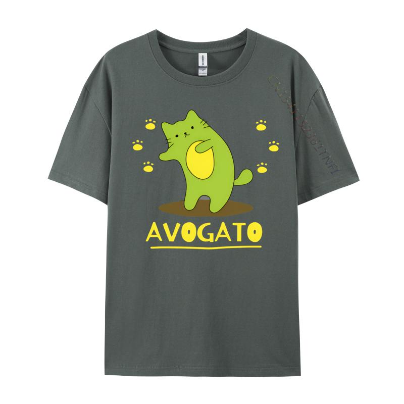 Avogato Cat Avocado Cute Funny Meow Tshirts Printed Tee Party Premium Cotton Tops Classic Tops Tees Cute Pet Tshirt