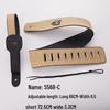 PU Leather Guitar Strap: Acoustic, Electric & Classical - No-Hole, Widened Shoulder Design