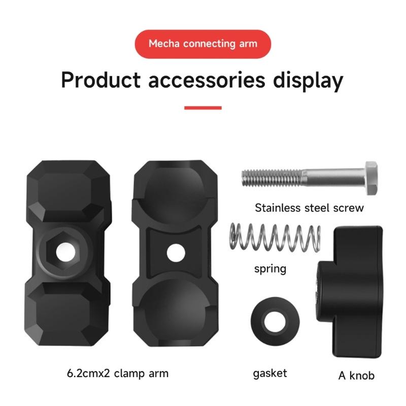 Reliability Aluminum Alloy RAM Mount with Double Socket Arm for 25mm /1-Inch Ball Mount Base Easy to Use Accessories