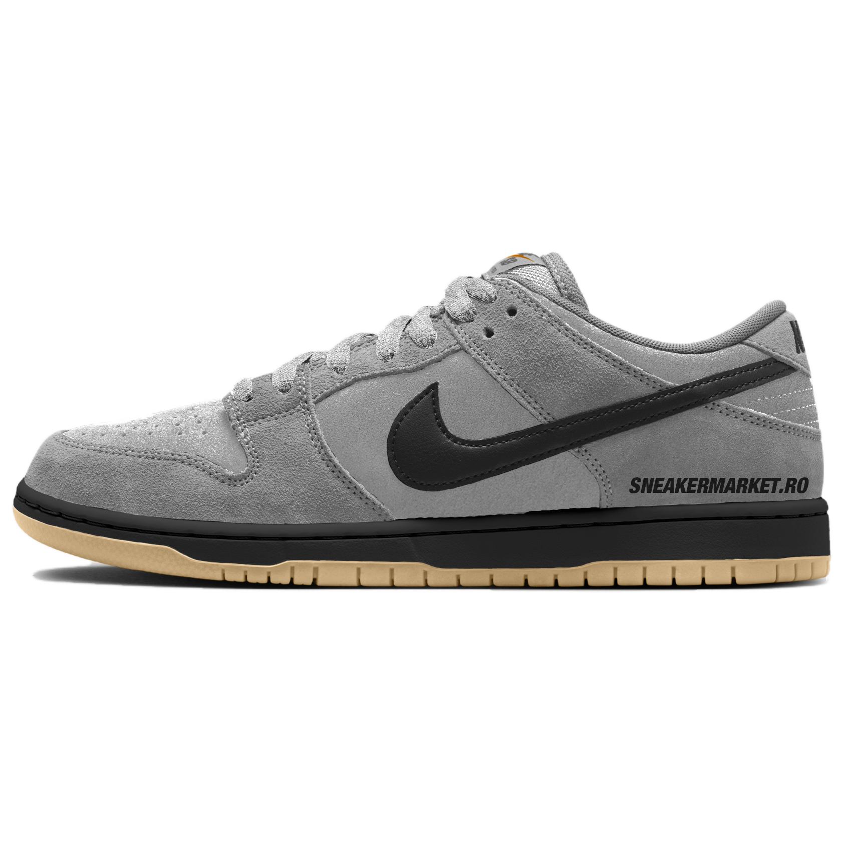 

Мужские кроссовки Nike Dunk Low Pro SB Cool Grey Черный Темно-серый Резина Светло-коричневый FJ1674-002 44