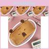 Cute Plush Capybara Pencil Case Spacious Storage For School Supplies In Fun Designs