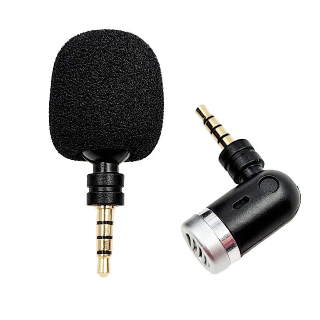 3.5mm Jack Mini Microphone Portable Small 3.5 Jack Microphone Recorder For Laptop Smartphone Android Phone Metal Mic