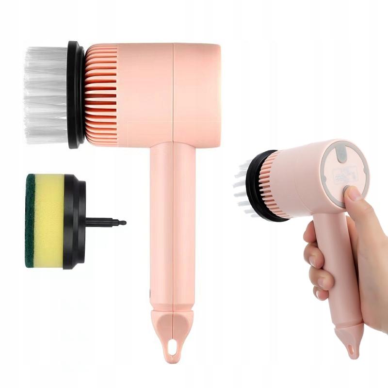 Electric Scrubbing Brush For Cleaning Kitchen Bathroom Rotary Usb