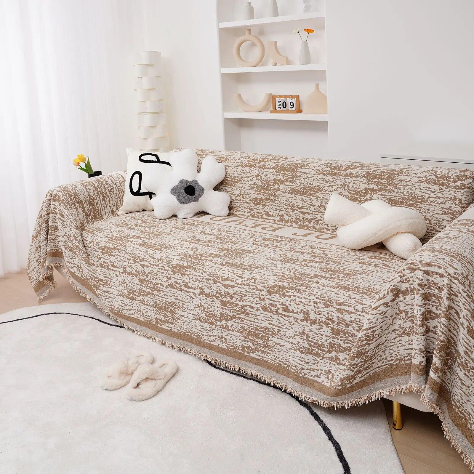 Универсальная салфетка для дивана из синели Four Seasons — фото 9