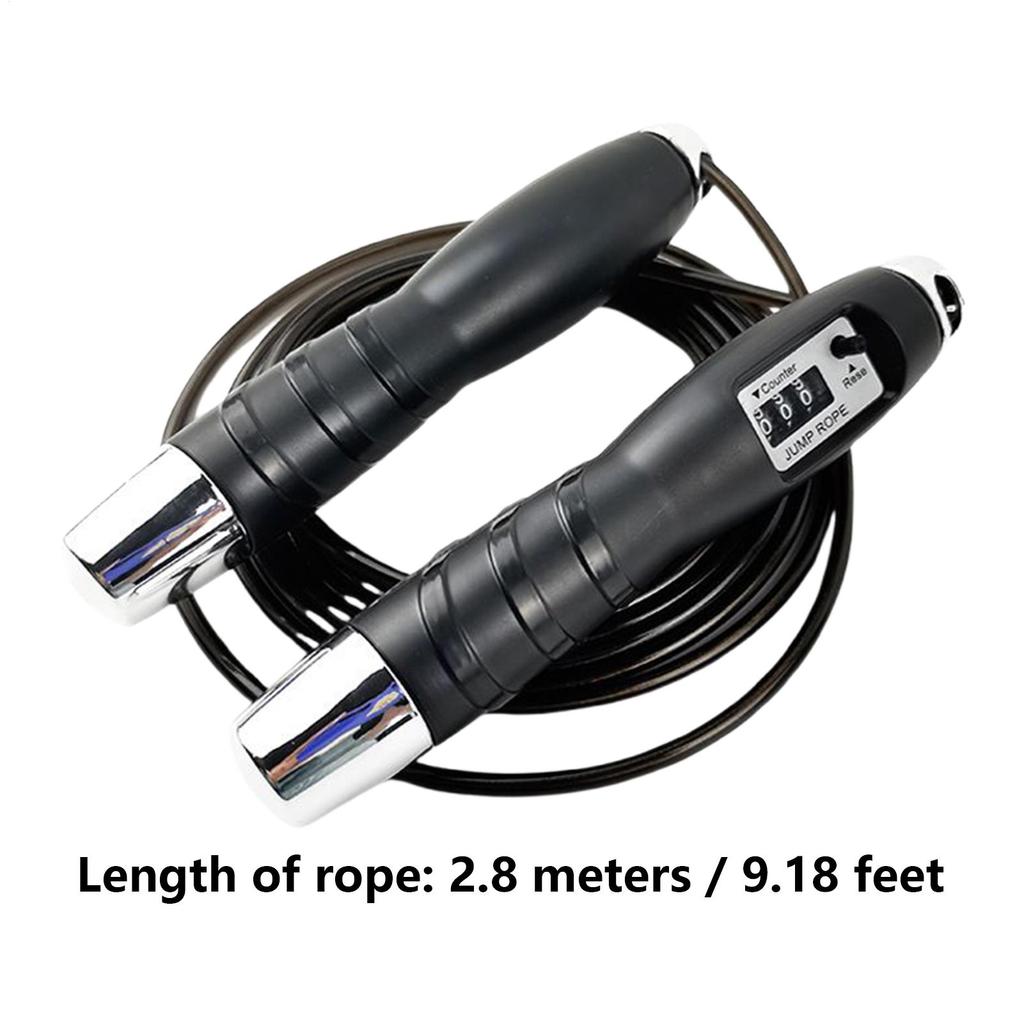 Workout Jump Rope Counting Jump Ropes For Fitness Adjustable Exercise Equipment Fitness Gear For Men Women Kids Burn Calorie