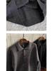 Men's Loose Fit Solid Color Retro Knit Cardigan Sweater Jacket