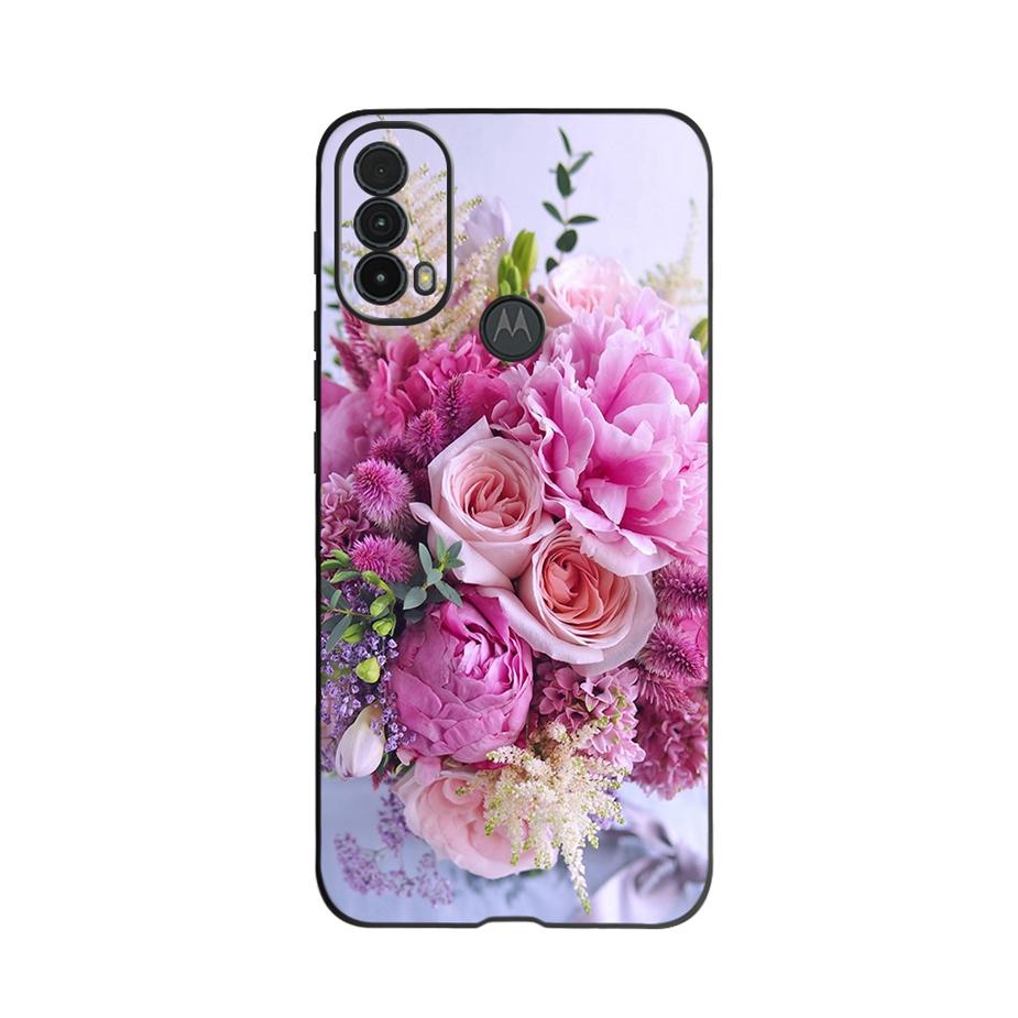 Cute Painted Cover For Motorola Moto E30 E40 Case Soft Silicone Fundas Phone Case For Motorola E30 Moto E40 E 30 40 Cover Bumper