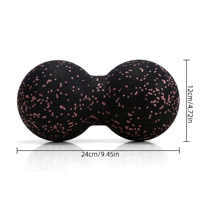 EPP 12cm X 24cm Peanut Massage Ball for Relaxation & Training - Ideal for Back, Shoulder, Neck, Waist, Leg, and Yoga Fascia.