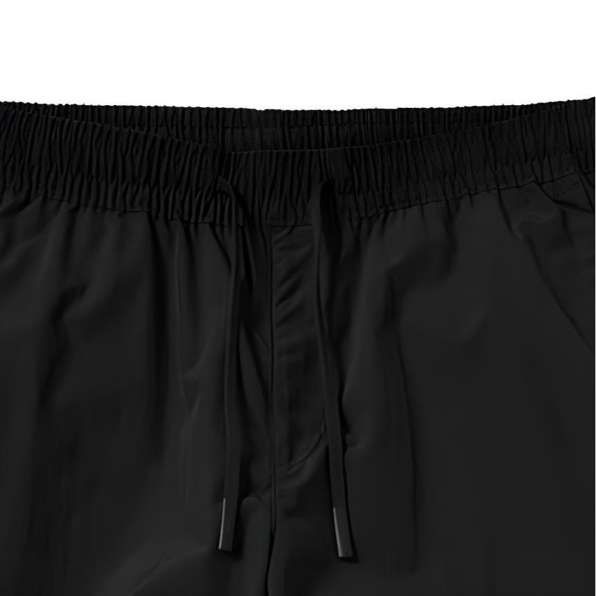 Timberland Solid High-Waisted Lace-Up Cuffed Casual Pants Women bottoms Black A5ZD9-001