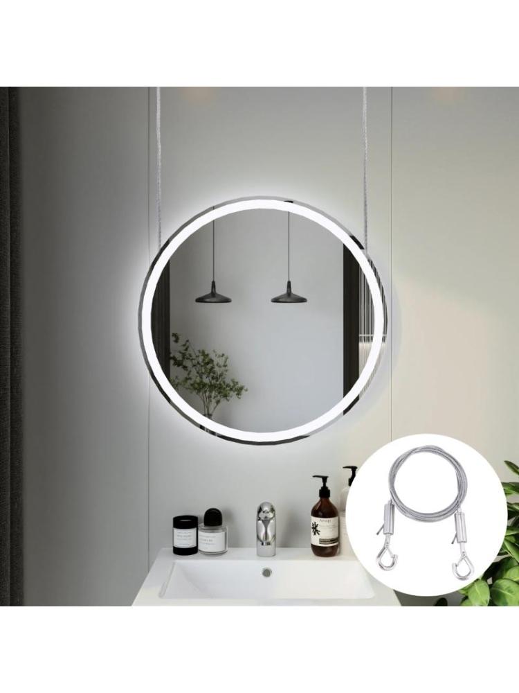 Edelstahl-Aufhängungskabel in verschiedenen Längen mit Federhaken Flexibles Hängedrahtseil für den Heim- und Bürogebrauch