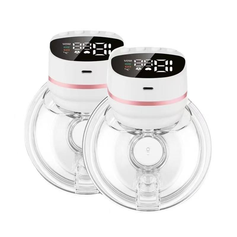 Smart Hands-Free Double-Sided Wearable Electric Breast Pump with Large Suction and Variable Frequency