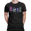 DELTARUNE MAIN CHARACTERS T-Shirt for Men  Vintage Pure Cotton Tees Crew Neck Short Sleeve T Shirts Gift Idea Clothing