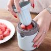 Press 2 Modes Mini Wheat Material Manual Citrus Juicer Fruit Juicer Lemon Squeezer Hand Juicer