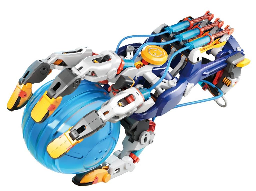 ELEKIT Hydraulic Cyborg Hand, Right or Left Hand, Adjustable Size, Educational STEM Toy