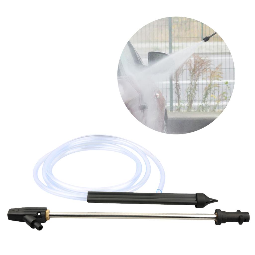 High Pressure Washer Sandblasting Kits Wet Abrasive Sandblasters Attachment with Replacement Nozzle Tips Connector