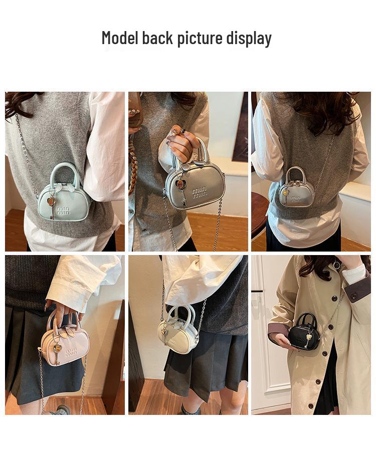 2025 Frühling Damen Stilvolle Mini-Handtasche - Schlichte, vielseitige Umhänge- & Schultertasche