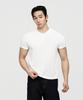 JELEVE Henley Neck One-Button Muscle Fit Short Sleeve