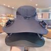 Solar Fan Hat Beach Hat Breathable Wide Brim Headwear with UV Protection Sports Gear for Women Outdoor Beach Hiking Camping