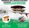Bamboo Surf and Skateboard Multi-Layer Wall Rack