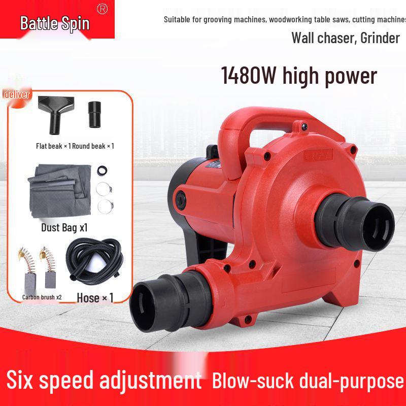 High-Power Industrial Dust Collector & Vacuum for Woodworking and Grinding