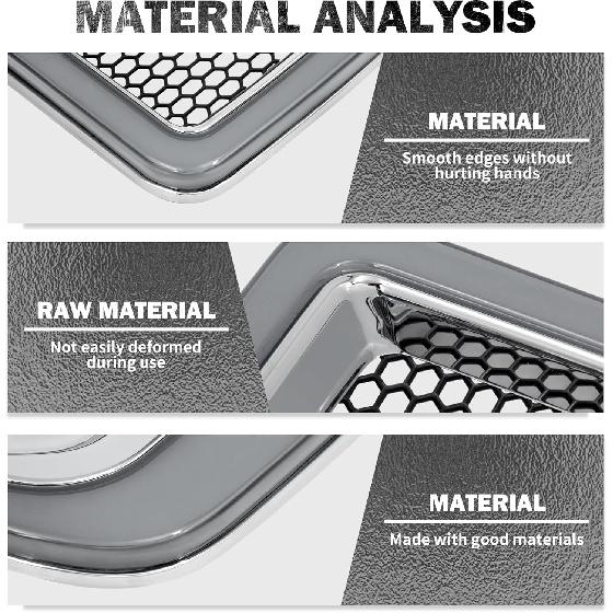 HDBUBALUS Engine Guard Lowers Grills Leg Fairing LED Turn Signal Light Running Light Compatible with Harley Touring Street Glide Road Glide Electra