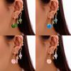 Marine Starfish Drop Earrings For Girls With Zinc Alloy Material Summer Gift