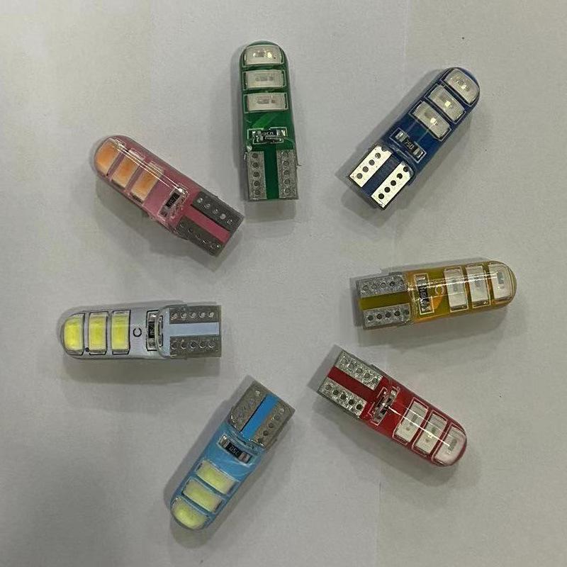 

12В/24В T10 5630 Светодиодная стробоскопическая силиконовая кристальная лампа для парковки 12V Steady Light Single Price