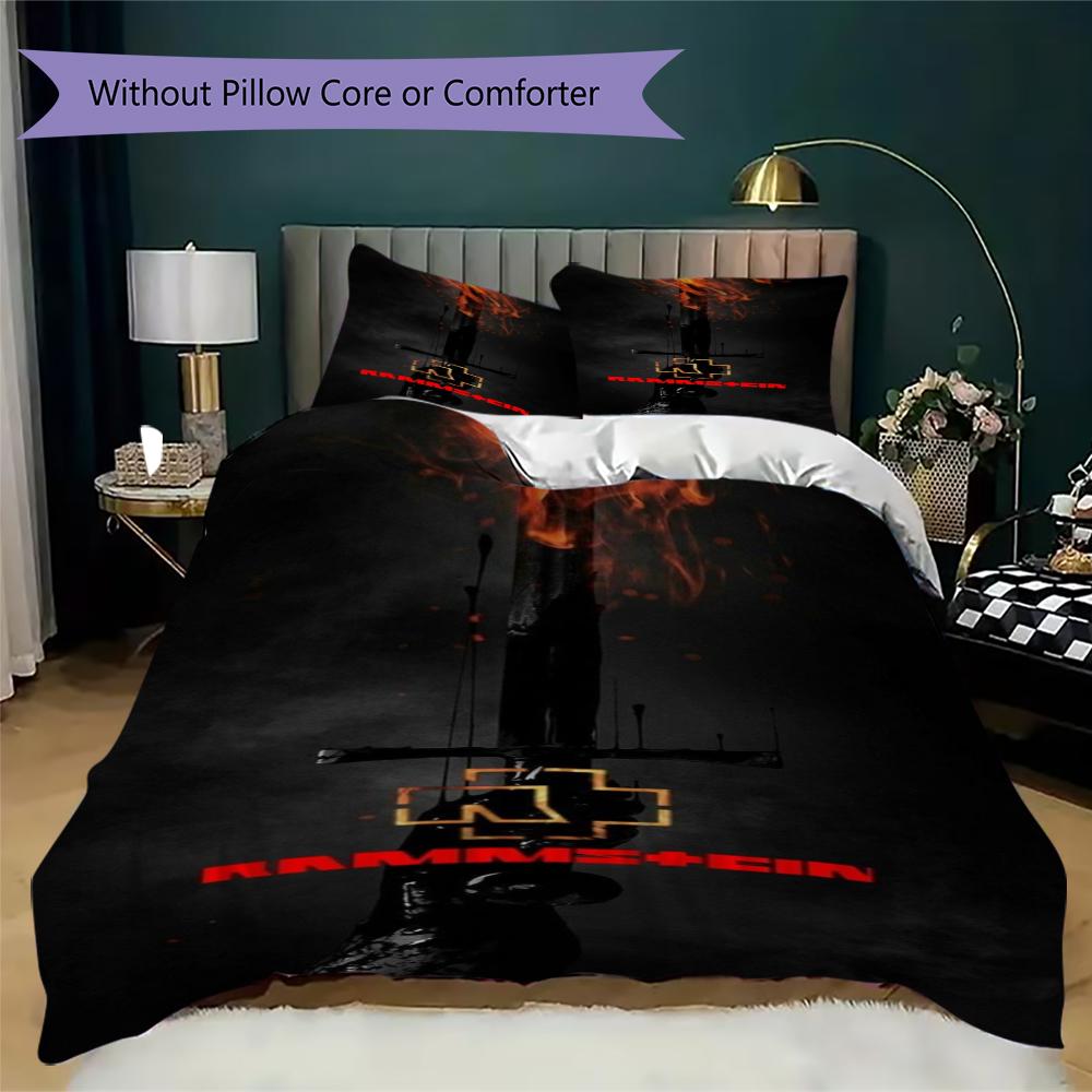 Molten Metal Power Symbol Threepiece Set 1 Duvet Cover 2 Pillowcase Without Core Without Core Christmas Birthday Gift