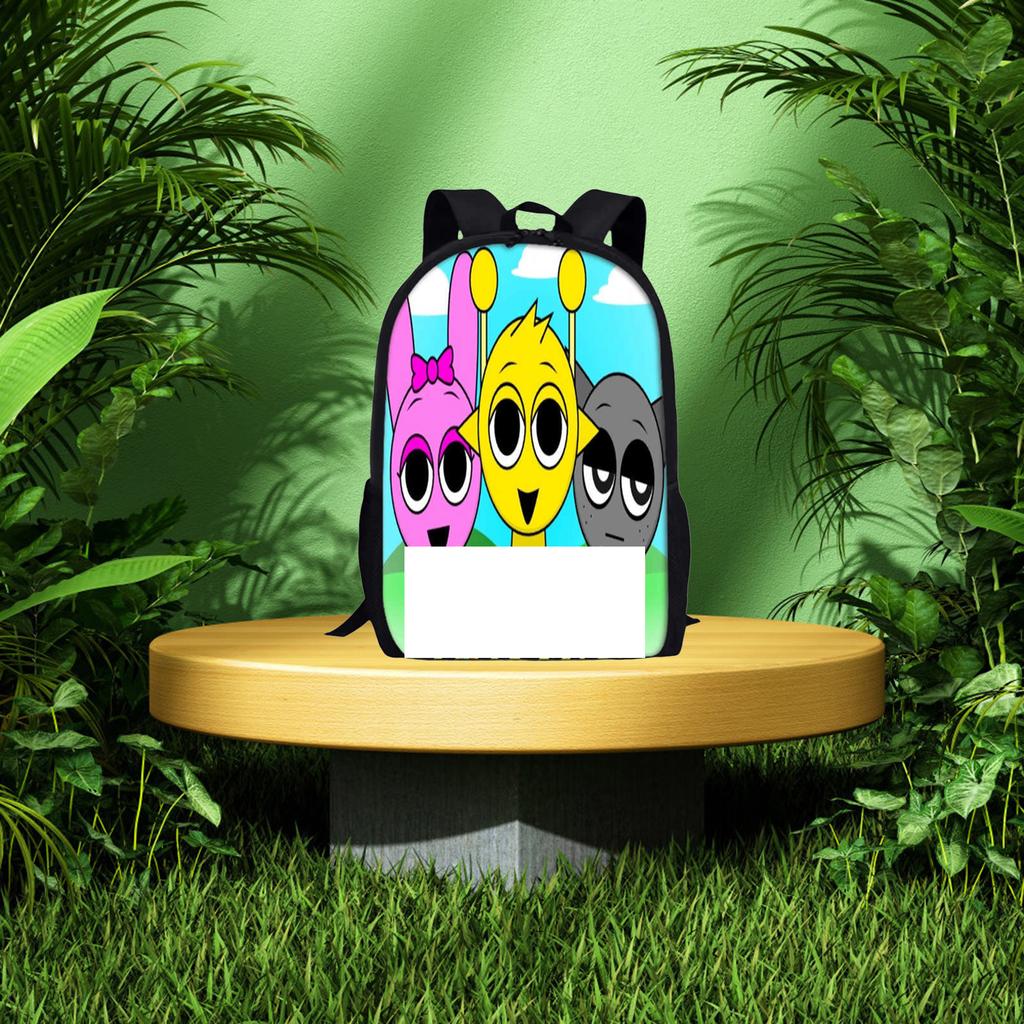 Large Capacity Backpack For Primary And Secondary School Students, Cartoon Shoulder Bag And Pencil Case For Children