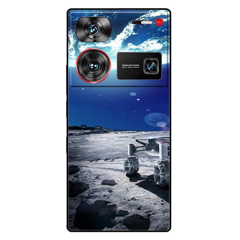 For ZTE Nubia Z60 Ultra 5G Case Silicon Fashion Space Wolf TPU Painted Coque Funda for Nubia Z60Ultra 5G NX721J Cover Protective
