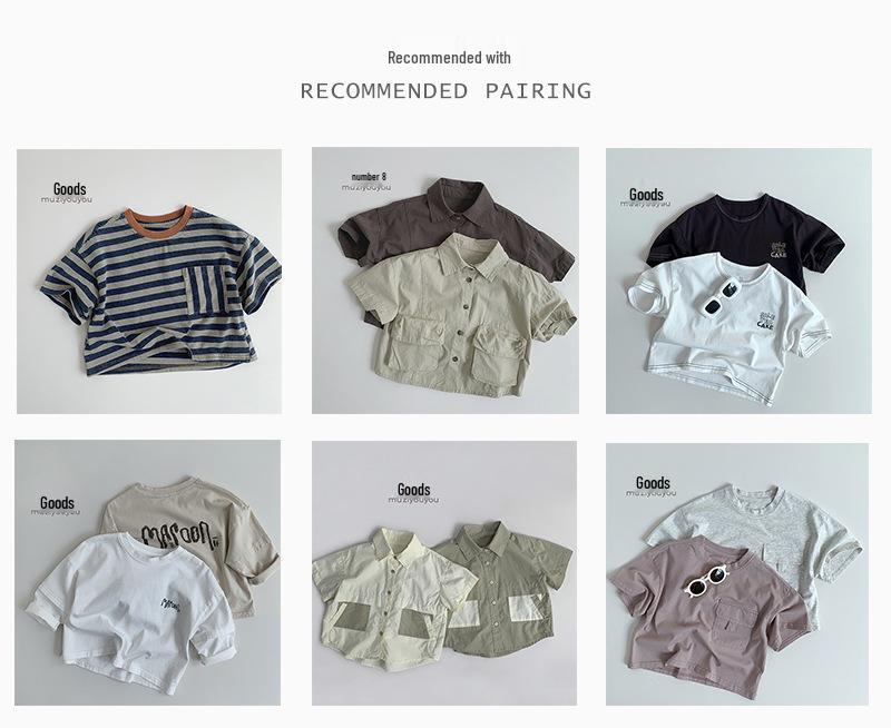 Jeansi largi cu picior lat pentru copii Primăvara/Vara 2025 – Stil coreean la modă pentru băieți și fete