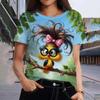 Funny women's T-shirt summer casual short sleeve round neck fashion top streetwear  cartoon T-shirt