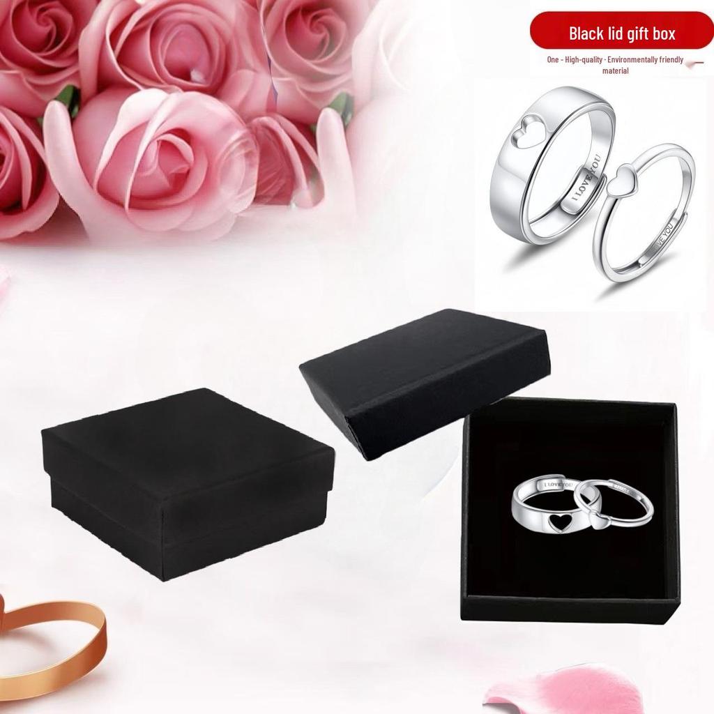 European & American Luxury Heart-Shaped Couple Rings – Romantic Valentine's Day Gift for Her