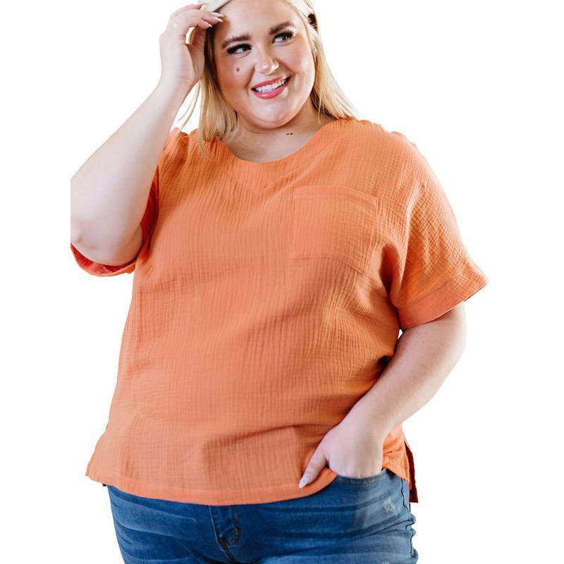 US Shiying Solid Texture Plus size Short sleeve T-shirt Women 2025 Summer New Loose Breathable Pullover