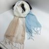 Lightweight Pure Linen Scarf Sun Protection Shawl Wrap Pure Neck Scarf  Daily Wear