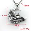 Necklace Retro Eagle Spreading Its Wings Now Hair Pendant