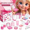 Çocuklar İçin Sahte Oyun Makyaj ve Takı Seti - Kız Çocukları İçin Bulaşmayan Plastik
