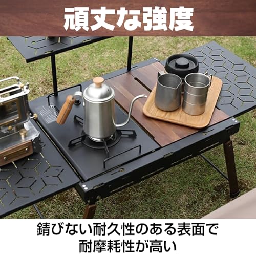 IMPACT Online IGT Tabletop Wooden Unit Compatible Camping Accessory Custom (Bamboo Wood, 36cm X 12.5cm)