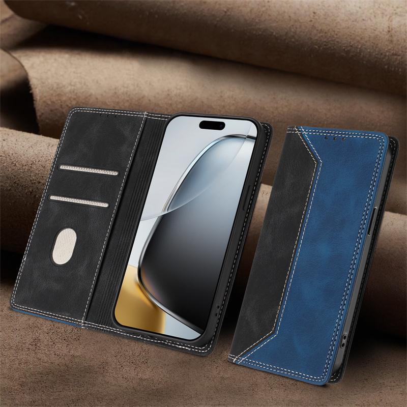 Fashion Magnetic Flip PU Leather Phone Case For Samsung Galaxy S26 Plus S25 Edge S24 FE S23 S22 S21 S20 Ultra S10 Wallet Card Holder Pocket Back Cover