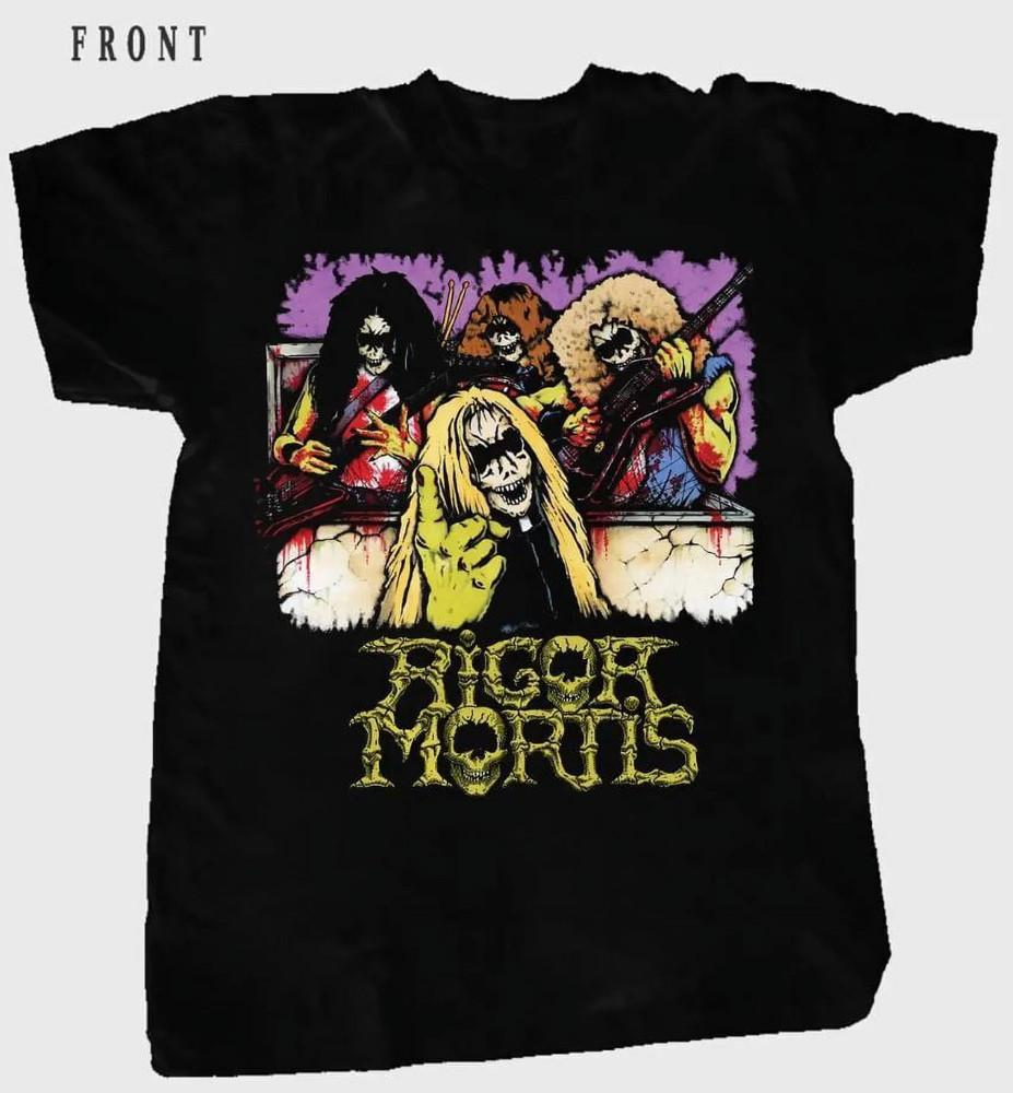 

Vintage Rigor Mortis Band Cotton Black Shirt Unisex Tour S to 5XL EL0252 Unisex T-Shirt S
