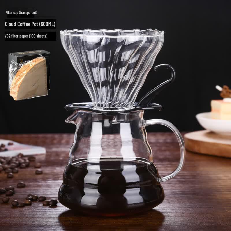 Jiaqi Glass Coffee Drip Brewer & Sharing Pot