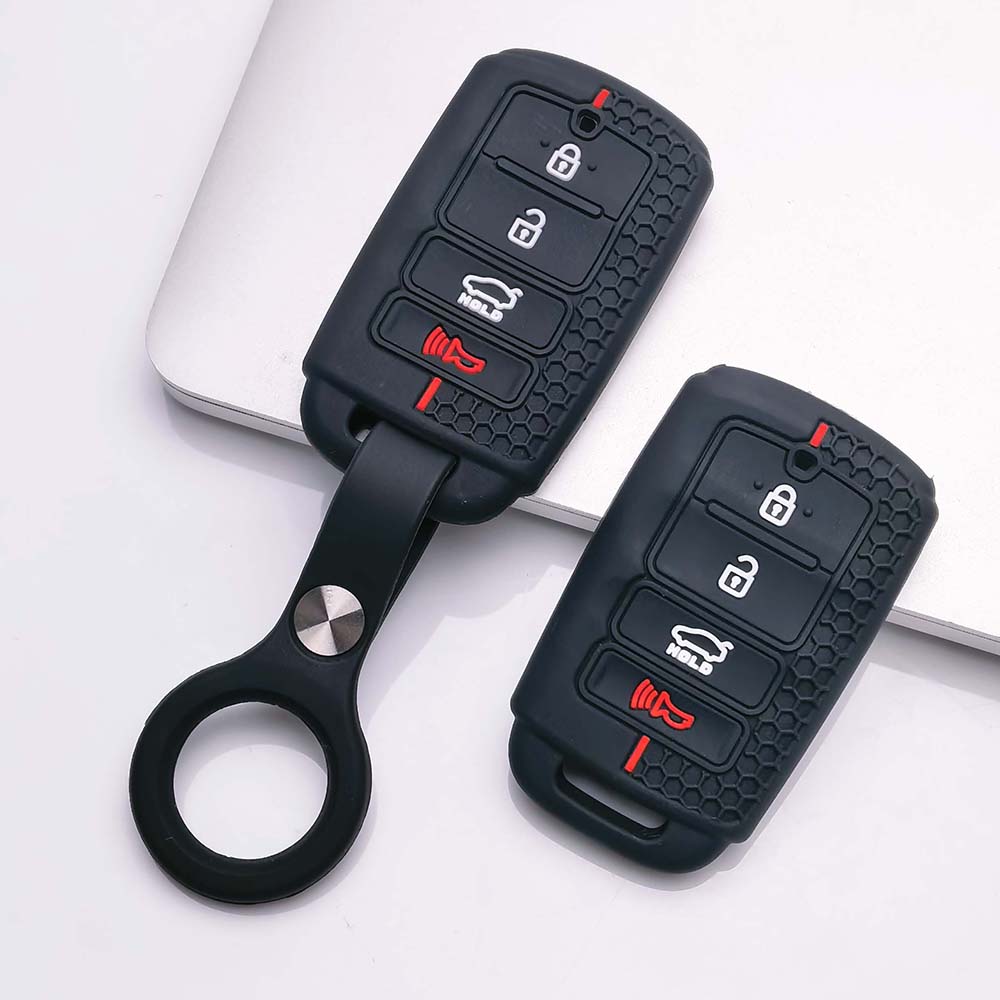 Key Fob Cover for Hyundai with Keychain Anti-Scratch Guard Shockproof Protection Soft Grip Texture Responsive Button Touch Dust Resistant Cover