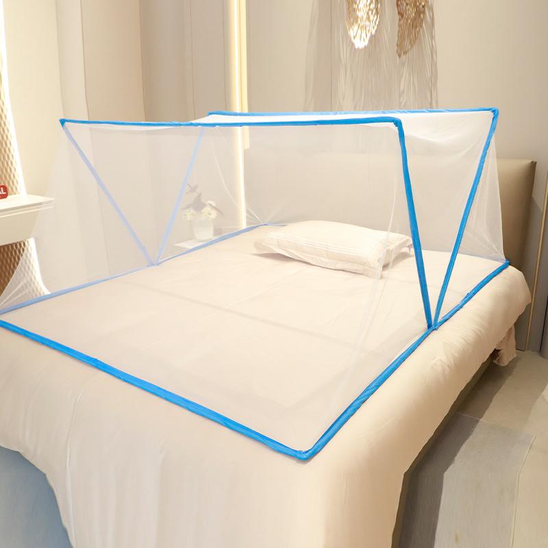 Foldable Mosquito Net Good Ventilation 1-3 People Prevent Children From Falling Off The Bed