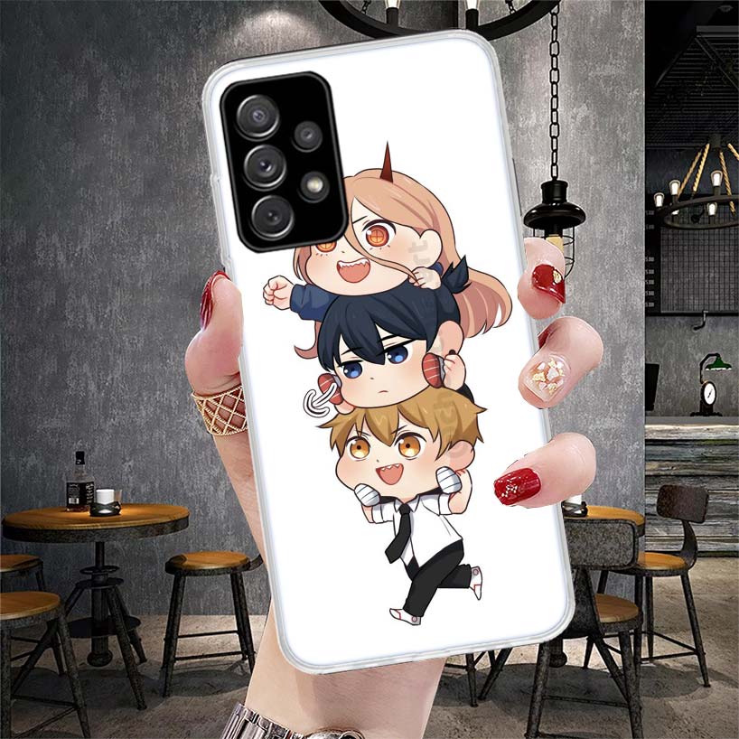 C-Chainsaw Mans Cute Soft Phone Case For Samsung Galaxy S22 S23 S24 S25 Edge S26 Ultra S20 FE S21 Plus + Fundas Coque Galaxy S20