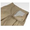 Men Loose Straight Double Pleated Casual Workwear Suit Long Trousers