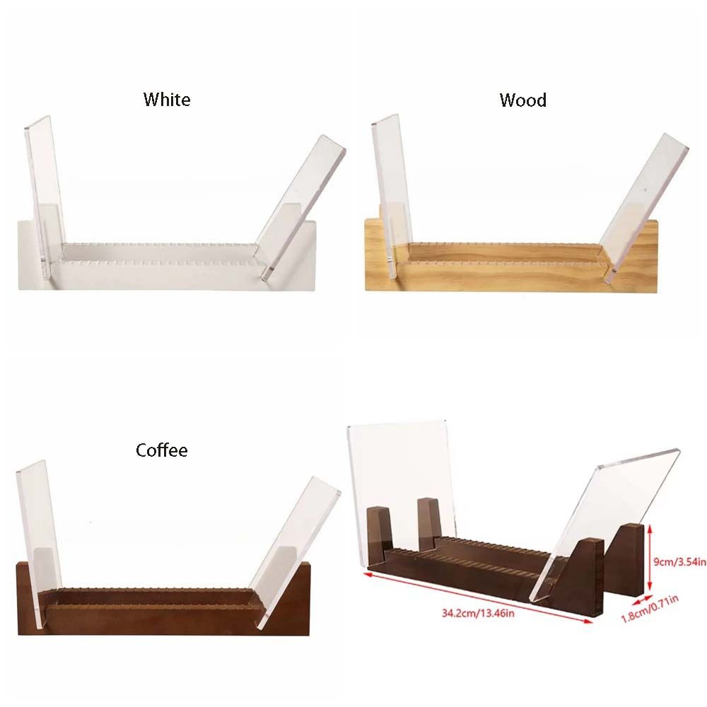 Foldable Wooden CD Rack Handmade Desktop Display Stand Record Storage Holder  Coffee Table