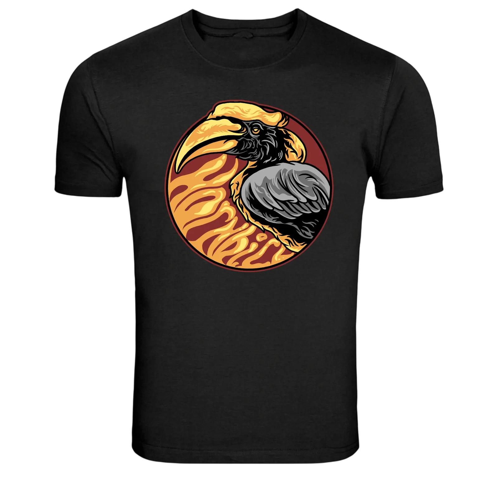 Hornbill Bird Tropical Wildlife Nature Graphic T-Shirt 2XL